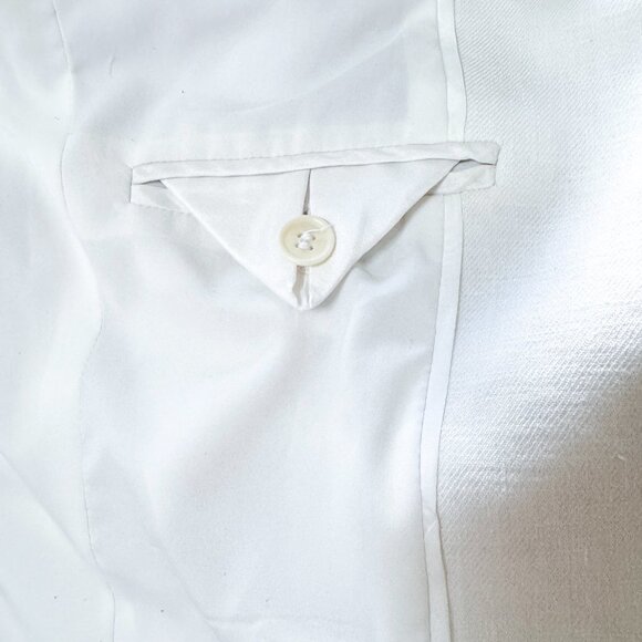 J. Crew Parke Linen Blazer White Women's Size 0 - Picture 6 of 8